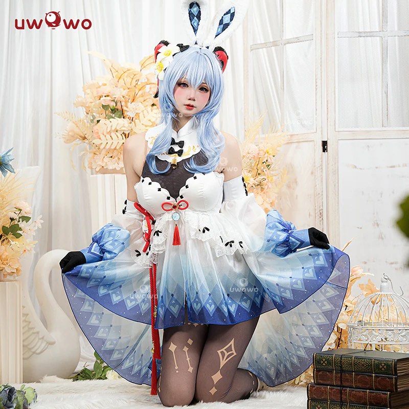 Instock PO Uwowo Genshin Impact Fanart Ganyu Bunny Suit Cute