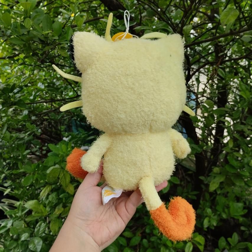 Pokemon Meowth Plush Toy (Category: Plushies & Soft Toys) located in Cainta. Submitted by japananikanik (Listing ID 1238573202, Image 2). Description: -10 inches - Preloved - From Japan - NO FLAWS - Item on Hand ready for shipping - Great for gift/collection Prices are for the Item only SHIPPING FEE NOT INCLUDED legit seller.