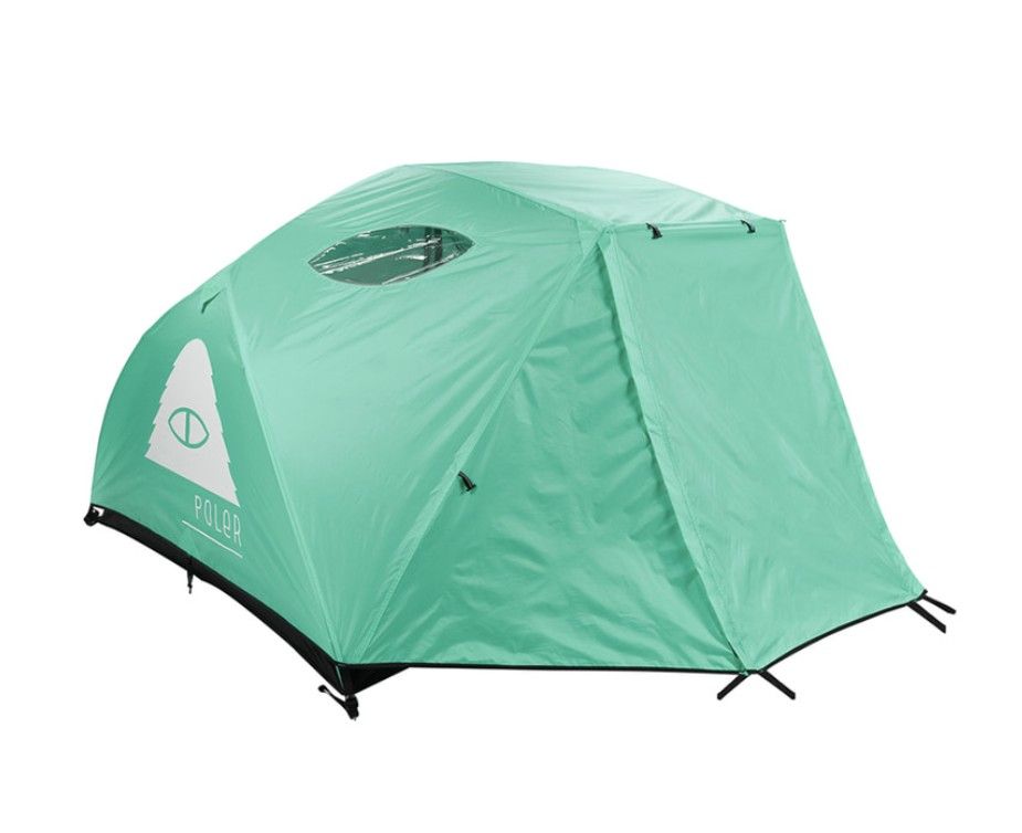 Poler 2 Person Tent (Light Jungle), Sports Equipment, Hiking & Camping on Carousell