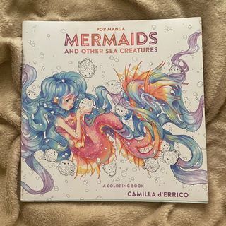 Coloring Book Pop Manga Mermaids and Other Sea Creatures