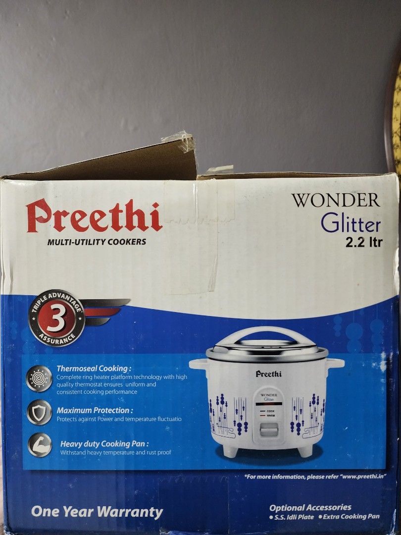 Preethi wonder best sale glitter rice cooker