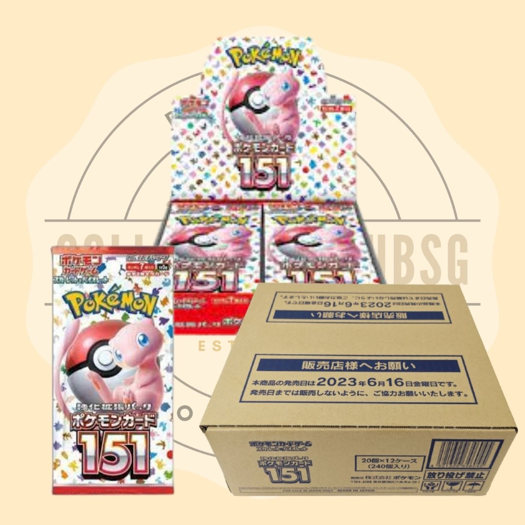 Pokemon 151 Booster Box Case sv2a (Jap), Hobbies & Toys, Toys & Games on Carousell