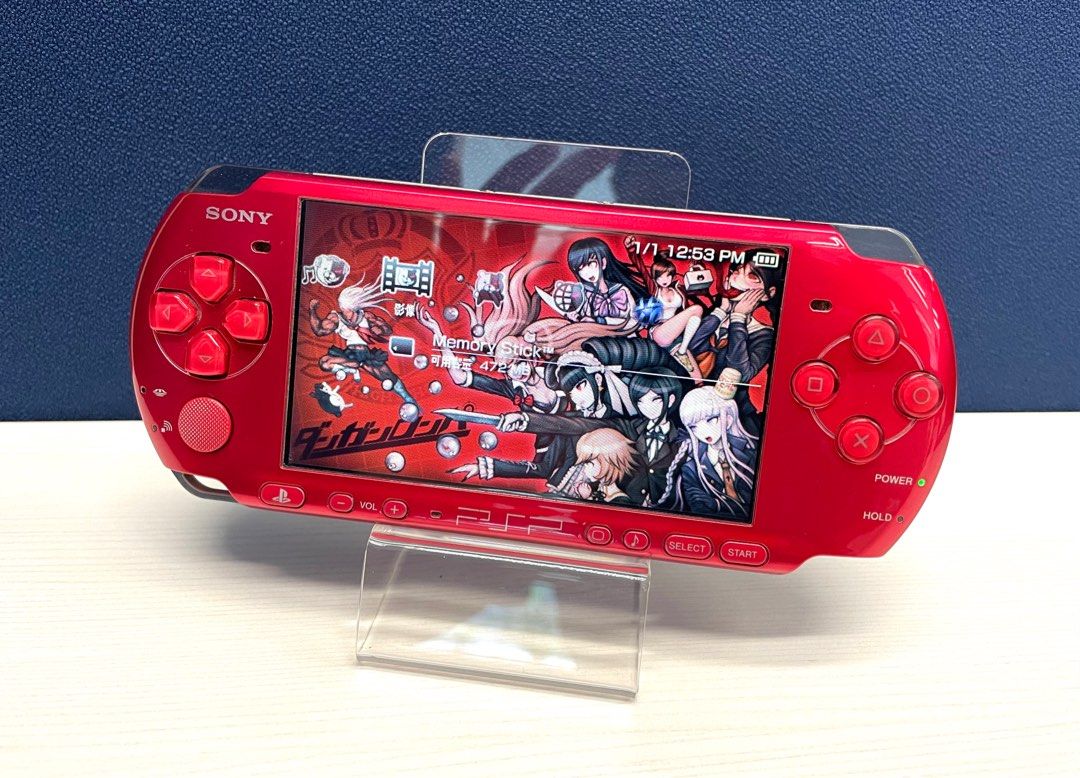 PSP 3000 酒紅色, 電子遊戲, 電子遊戲機, PlayStation - Carousell