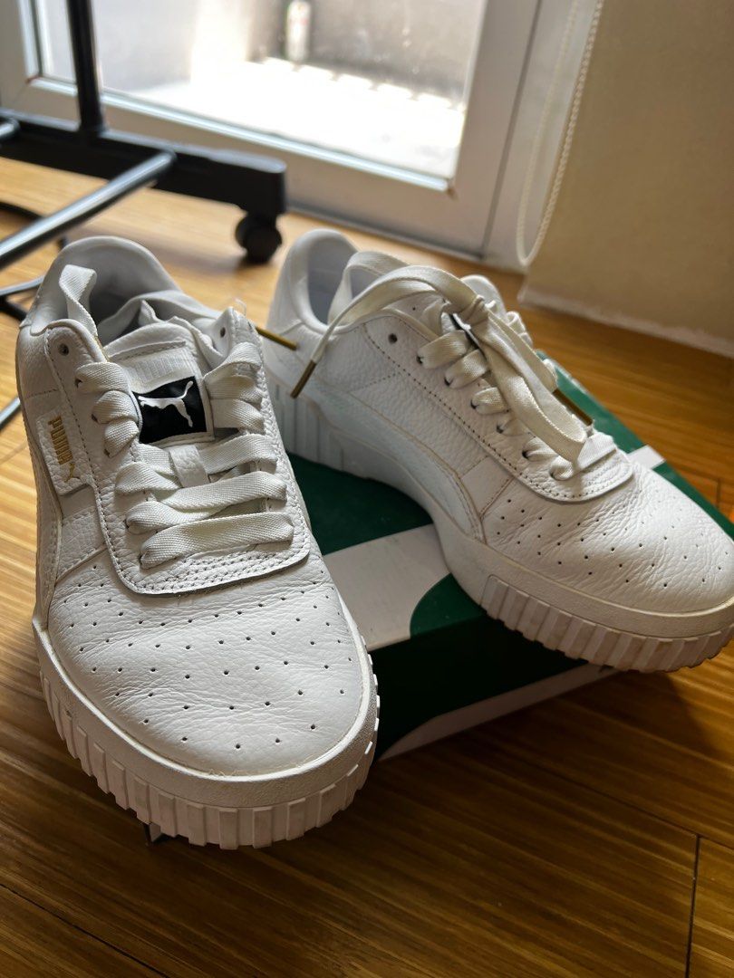 Puma white 7 womens size 37.5 euro Women s Fashion Footwear