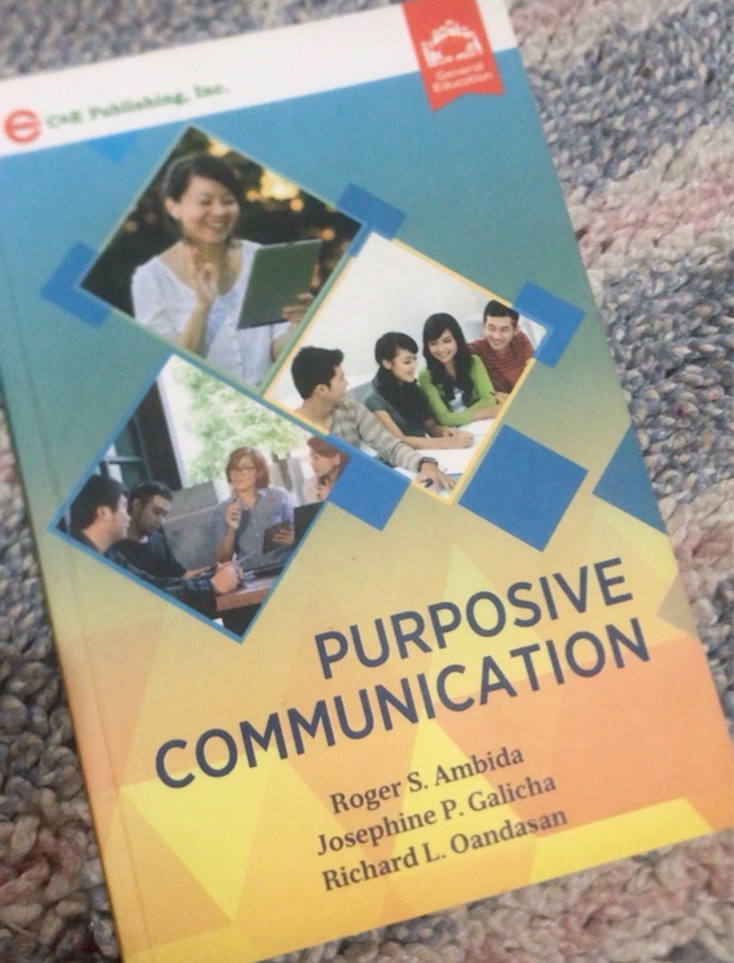 Purposive Communication Hobbies And Toys Books And Magazines Textbooks On Carousell 