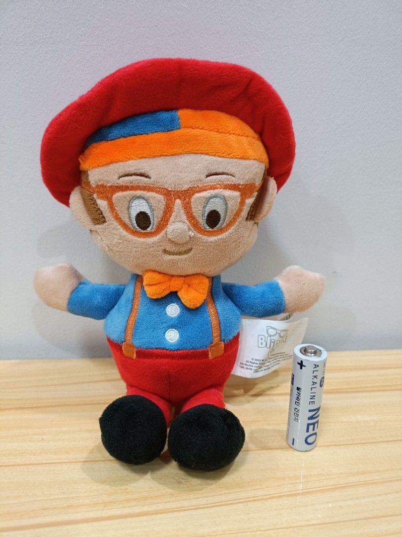 Rare Blippi Plush Toy (Category: Plushies & Soft Toys) located in Quezon City. Submitted by babylianne (Listing ID 1238609897, Image 3). Description: Original Blippi -880 Eco Plush Blippi - 560.❌ SOLD Cut/NoTag (B) Rare Blippi - 680 ❌ SOLD Size Medium Fire Fighter (C) Rare Blippi - 560 ❌ SOLD Size: Regular Cut Tag Original Blippi Blippi Doctor - 680 ❌ SOLD Plush Toy (E) Rare Original Blippi - 1880 Battery Operated -Working No Box Hard Face My Bud