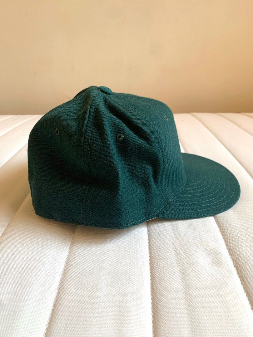 Vintage Oakland Athletics Hat Cap Snapback Green New Era A's Baseball MLB  90s 