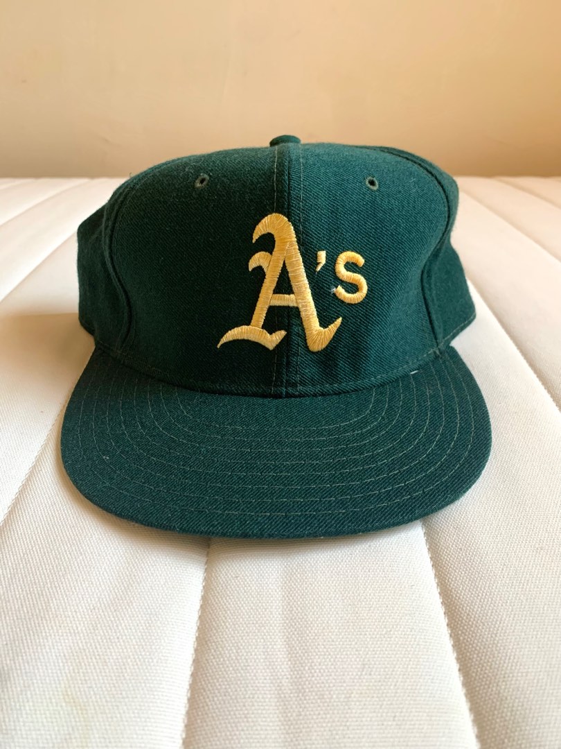 Rare Vintage 90s Fitted 7 1/2 New Era Pro Model USA 100% Wool Oakland  Athletics A's cap hat 5950 Green under brim, Men's Fashion, Watches &  Accessories, Cap & Hats on Carousell