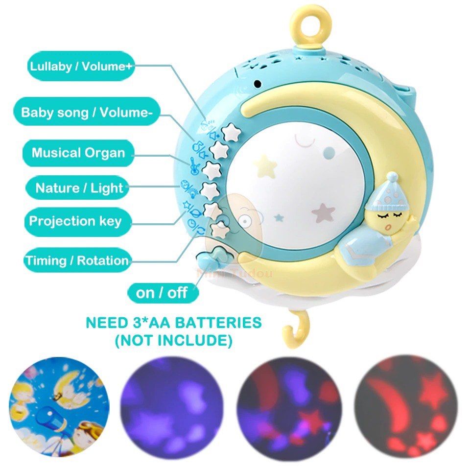 Remote Control Baby Cot Mobile, Babies & Kids, Baby Nursery & Kids