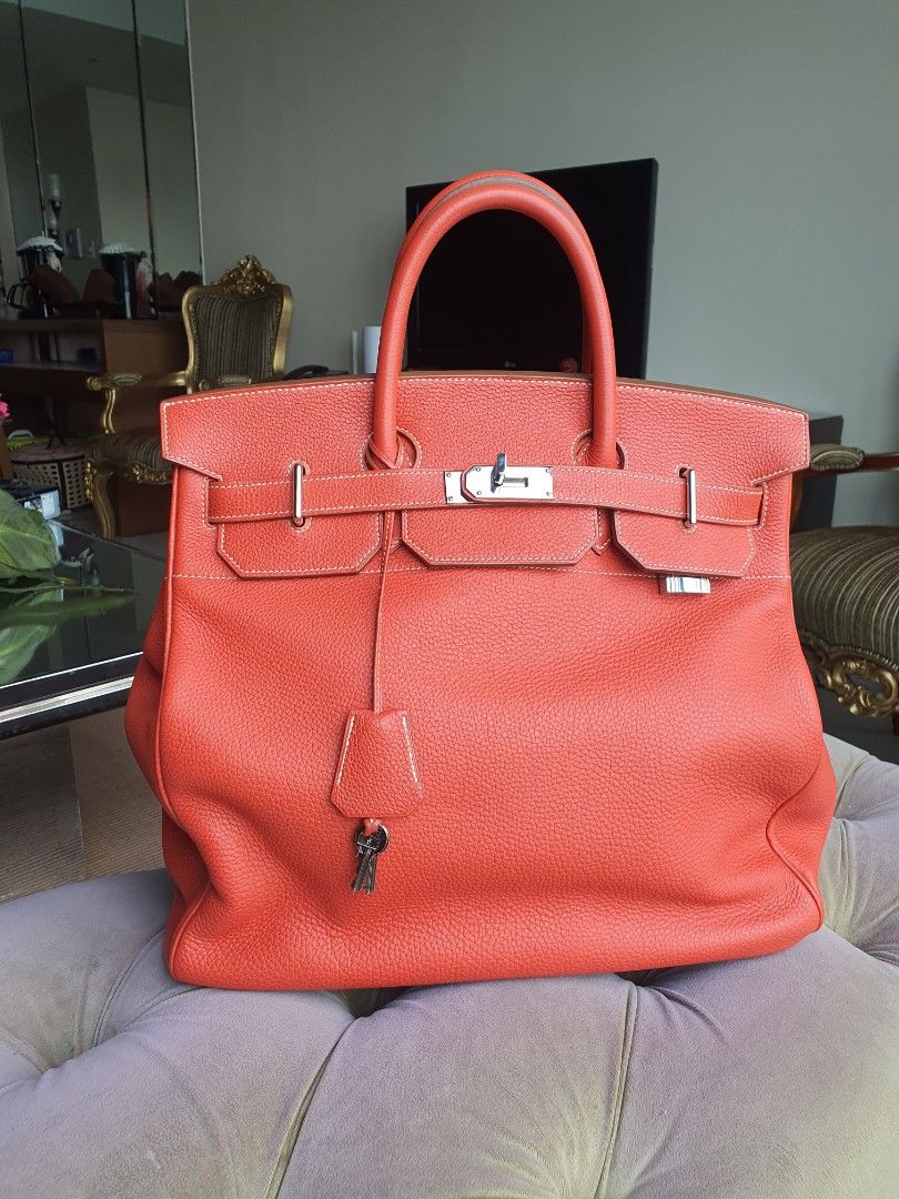 REPRICED‼️ Authentic Hermès Birkin Hac 55, Luxury, Bags & Wallets