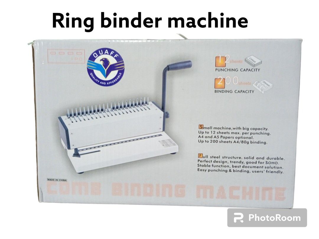 RING BINDER MACHINE, Computers & Tech, Office & Business Technology on