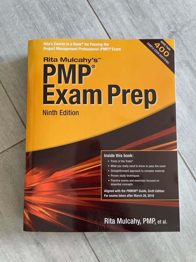 Rita Mulcahy PMP Exam Prep, 興趣及遊戲, 書本 & 文具, 教科書 Carousell