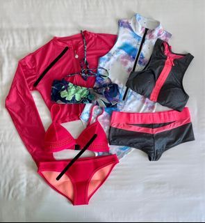 Roxy/ Brunotti/ Skinz/ Forever21 Bikini, Monokini, Sunwear Protection Sleeve