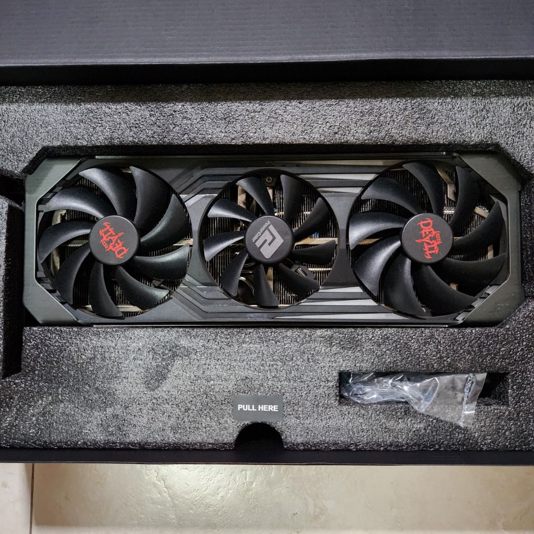 RX 6700 XT RX6700 XT Powercolor Red Devil Gaming GPU Graphics Card ...