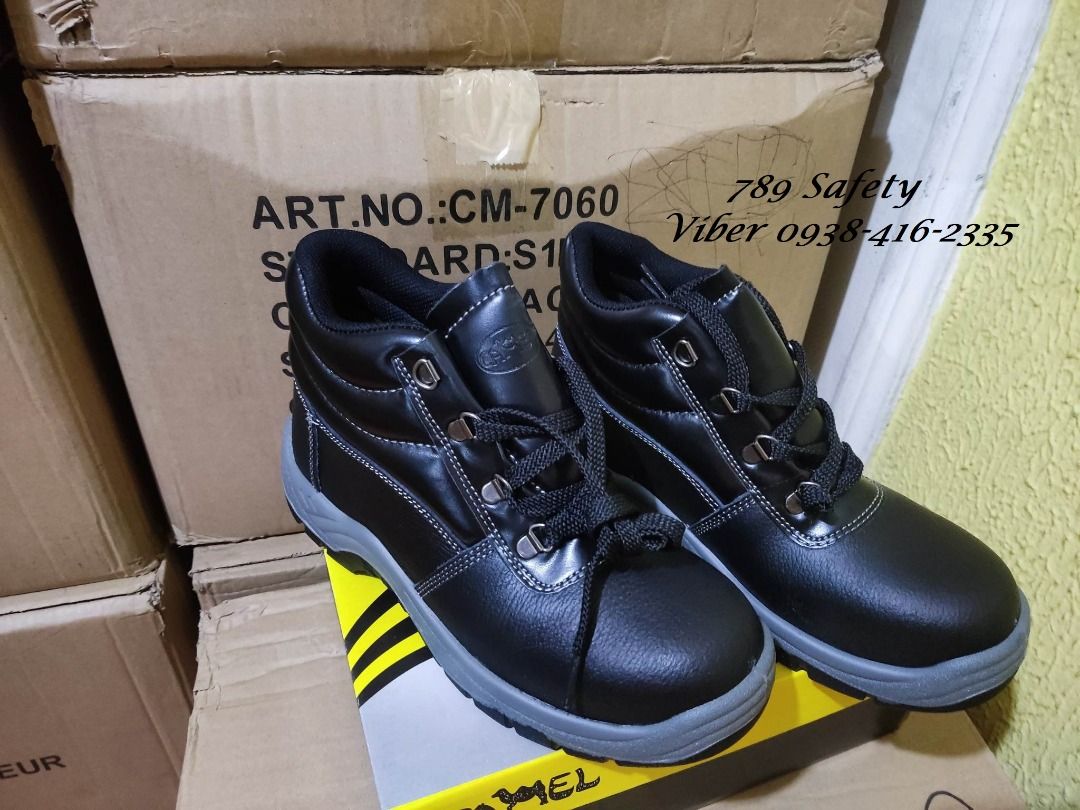 Camel safety shoes high cut top