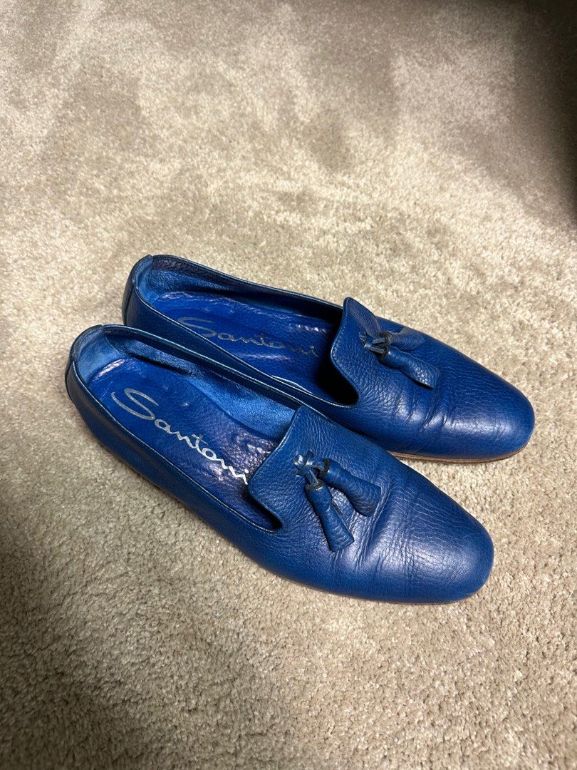 Santoni Loafer, Women's Fashion, Footwear, Flats on Carousell