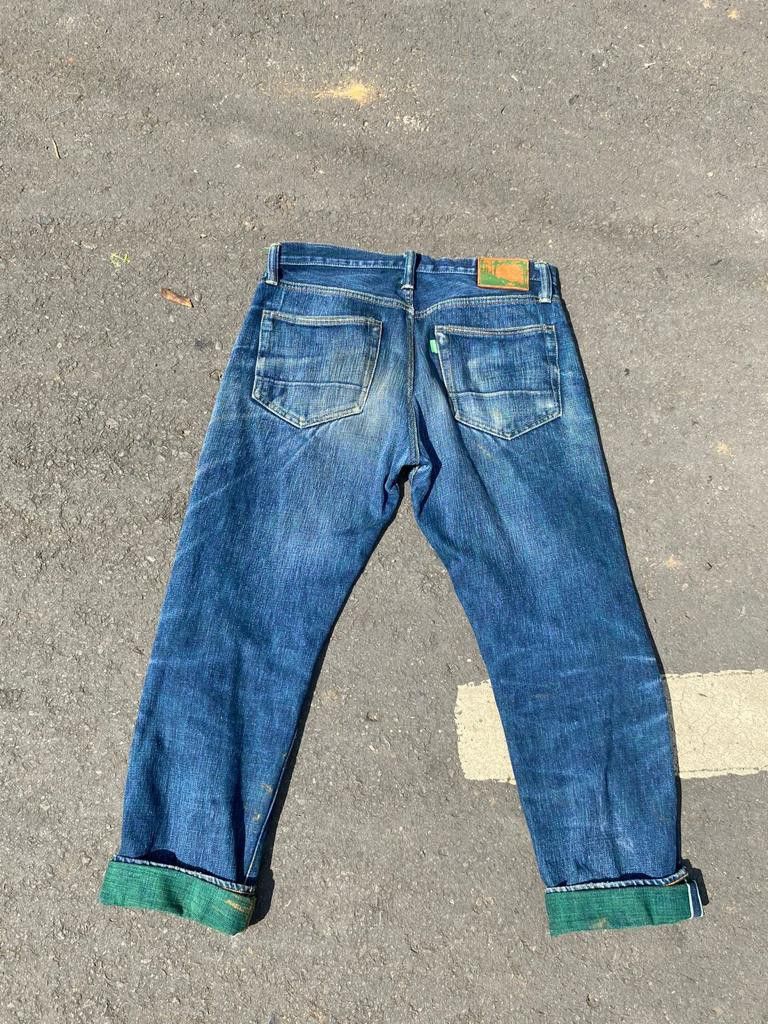 Sauce Zhan Forest Green Selvedge Denim on Carousell