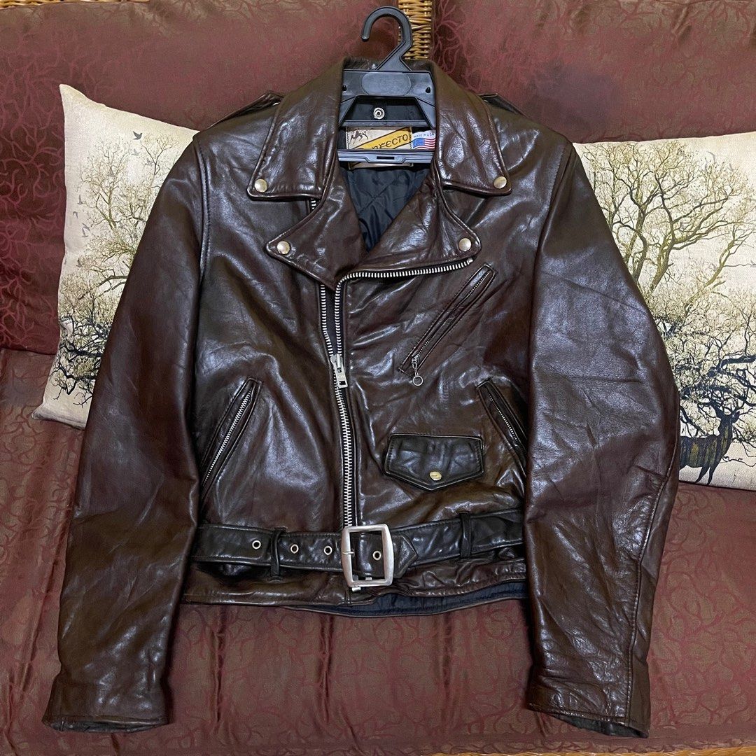Schott Perfecto Leather Jacket Women s Fashion Coats Jackets