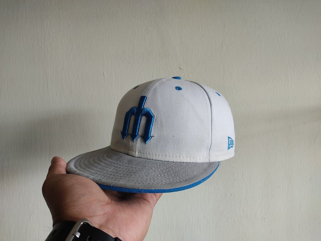 Men's Seattle Mariners Classic Trident Logo New Era Blue 9FIFTY Snapback