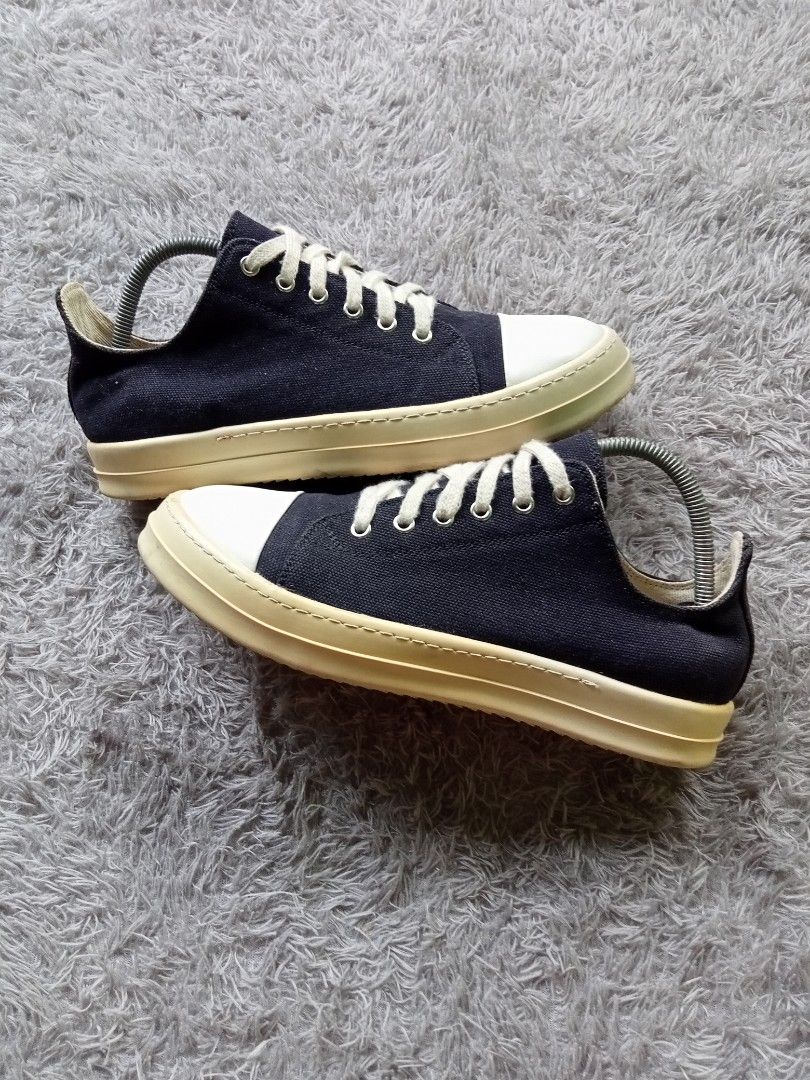 Sepatu second branded rick owens ramones low made in italy size 43/28cm ...