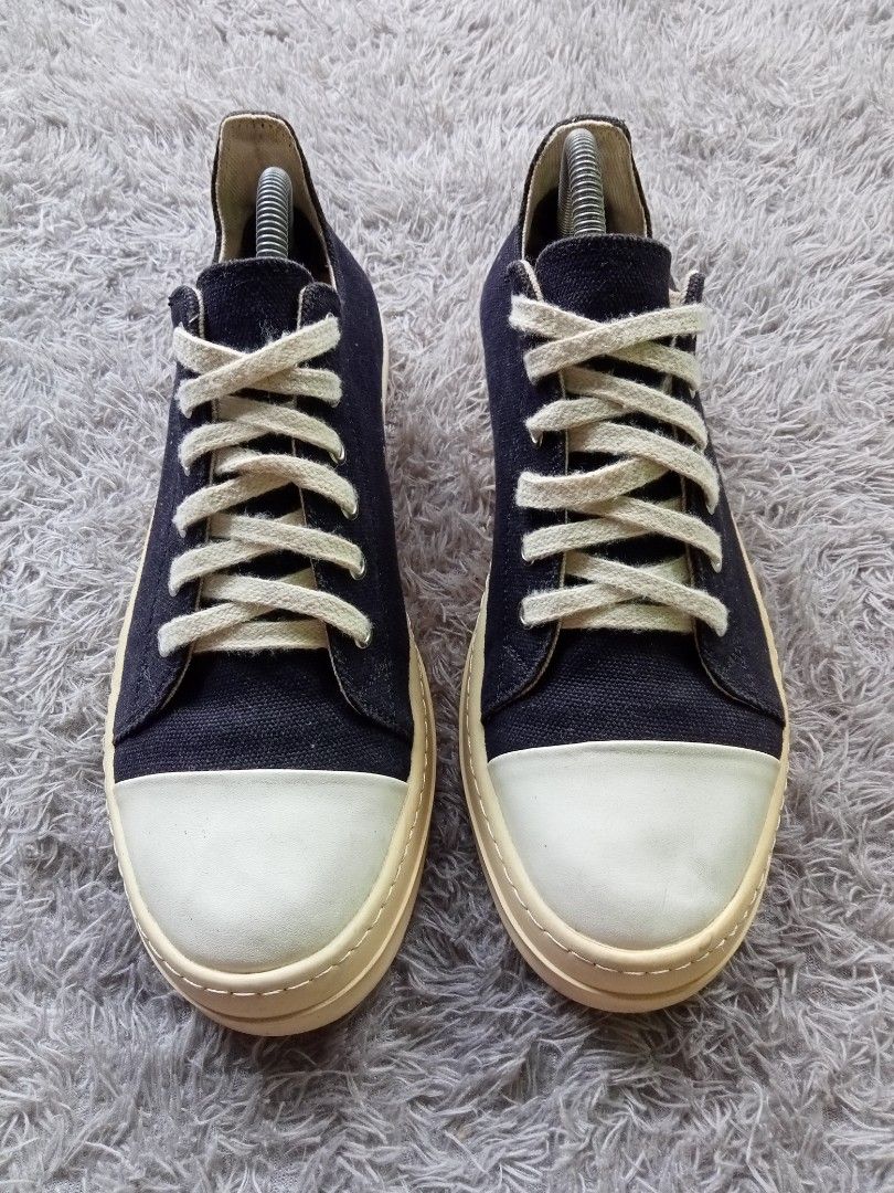 Sepatu second branded rick owens ramones low made in italy size 43/28cm ...
