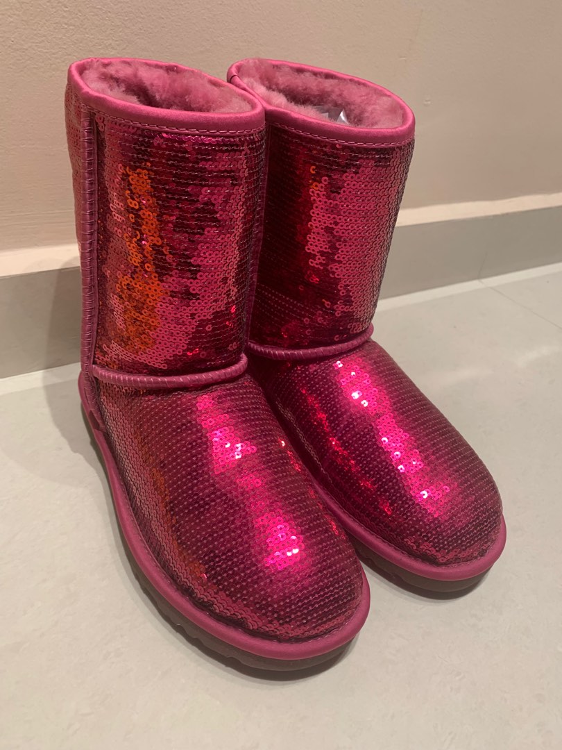 Sequin UGG Boots, Women's Fashion, Footwear, Boots on Carousell