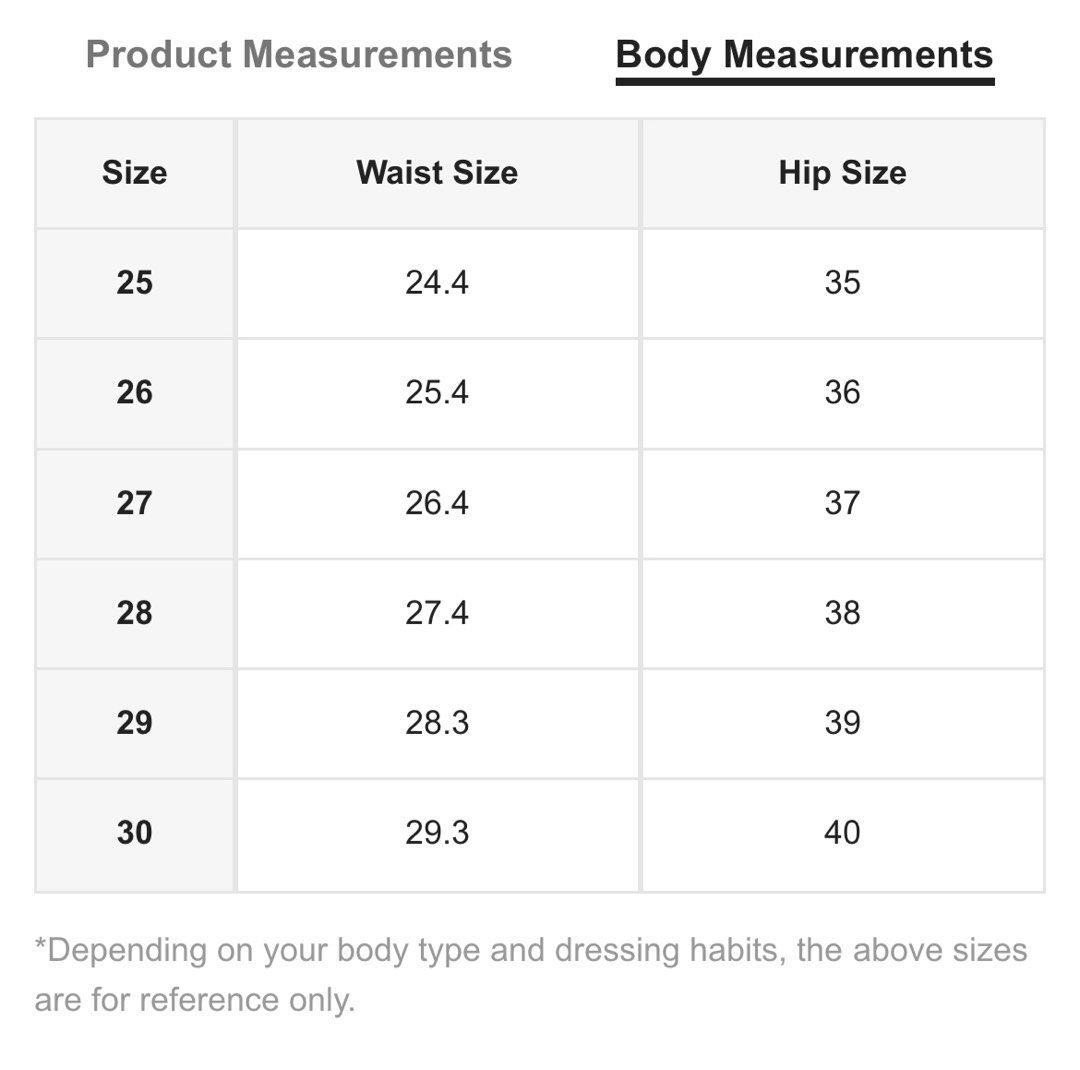 SHEIN Size Guide (Women)