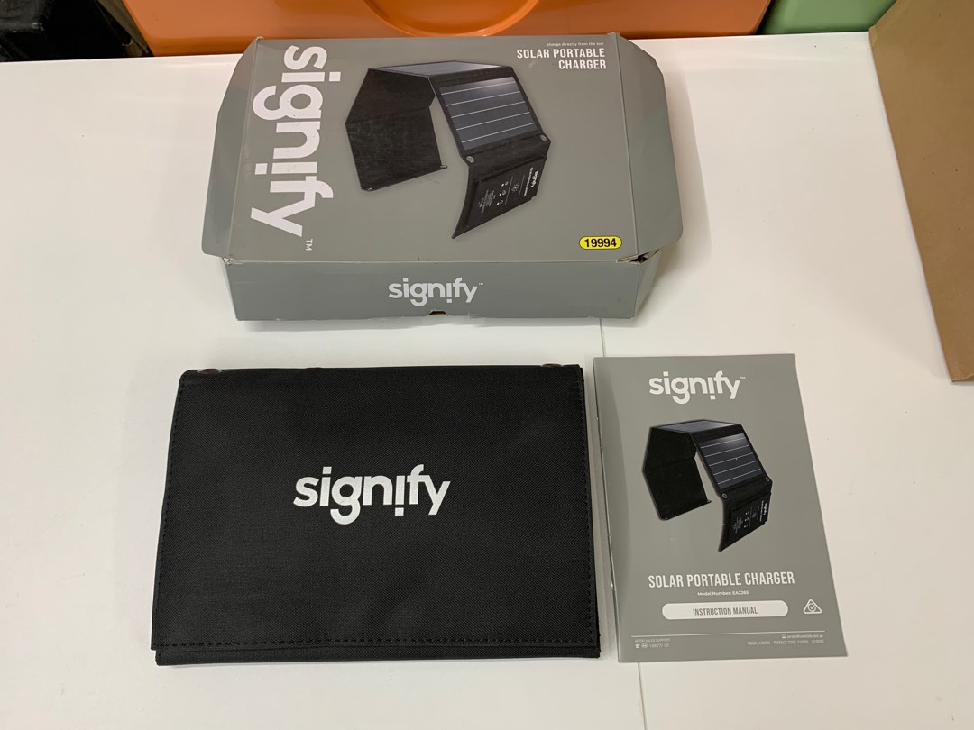 Signify Solar Portable Charger on Carousell