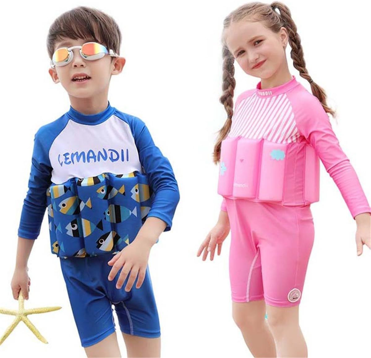 SKY ST Baby Kids Suit Float One Piece Swimwear Buoyancy For Girls