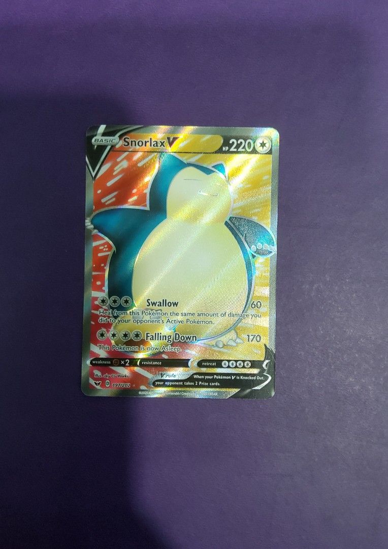 expensive pokemon cards charizard Lazy Snorlax Pokemon Credit Card Credit Card Skin – Anime Town Creations main image 0