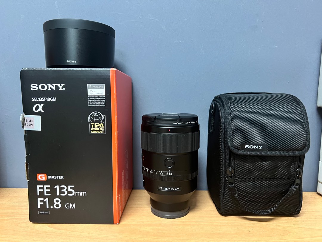 Sony FE 135mm f1.8 GM -99.9999% new, Unregister warranty, 3 month ...