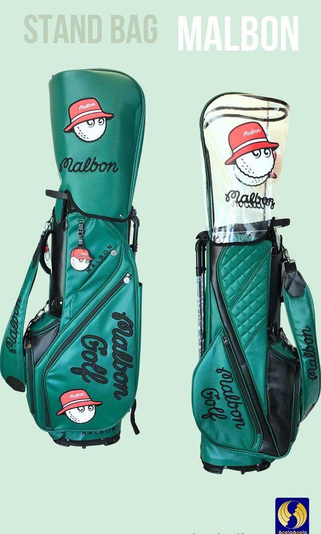 Stand bag golf Malbon Green NEW on Carousell