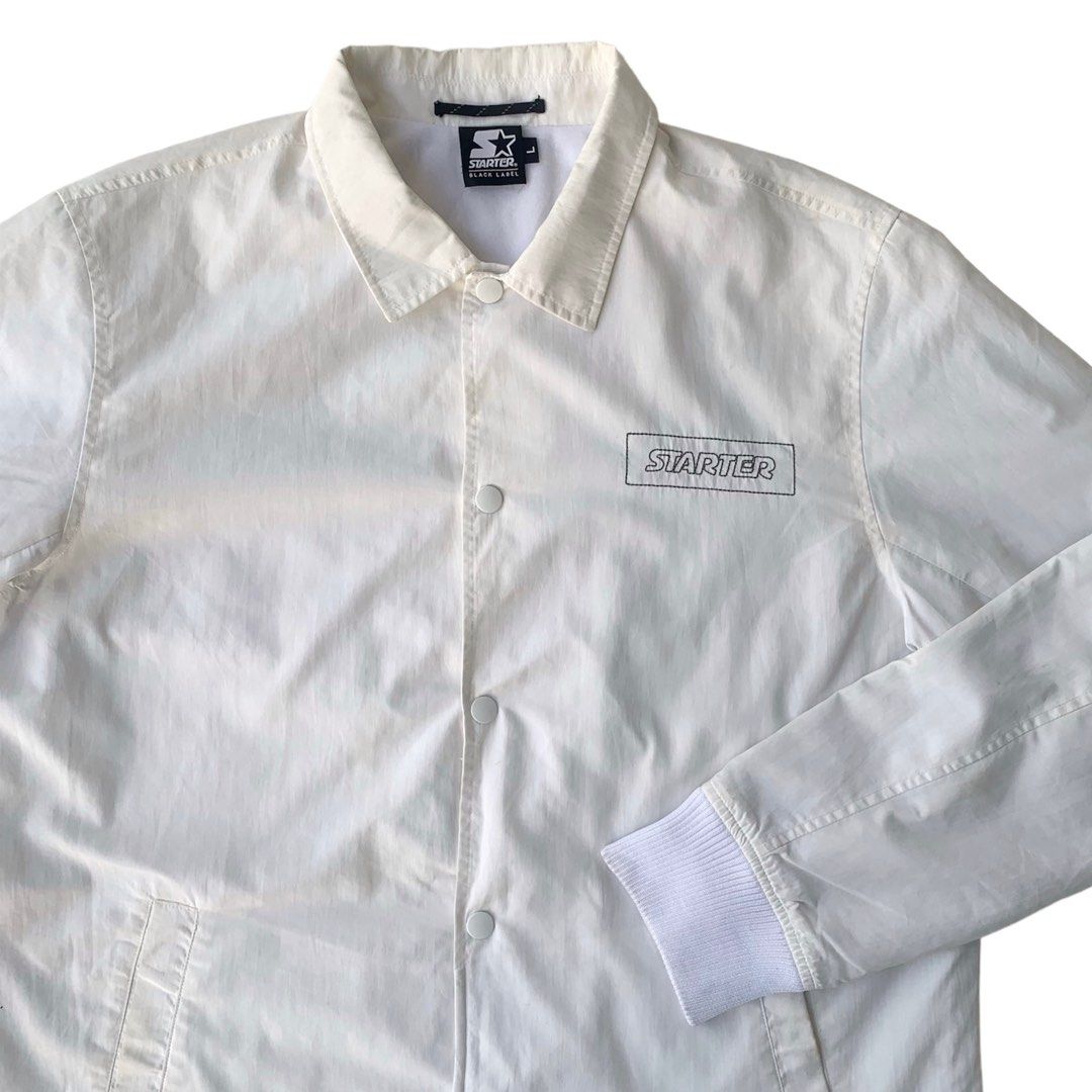 豪奢な 【激レア】LOGO Coach Jacket (white) L 限定品 その他 - www