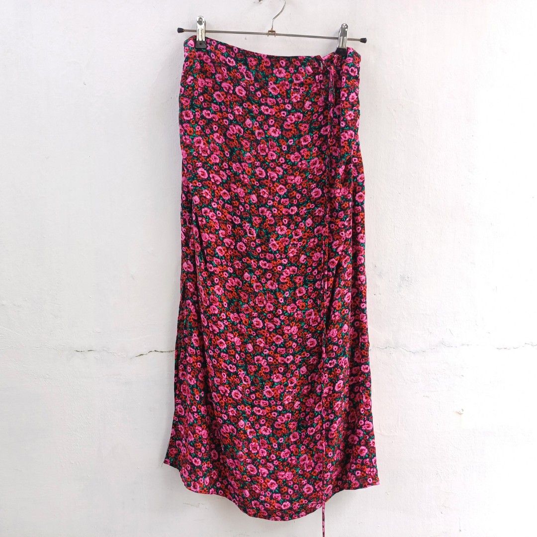 Dara Flower Print Skirt