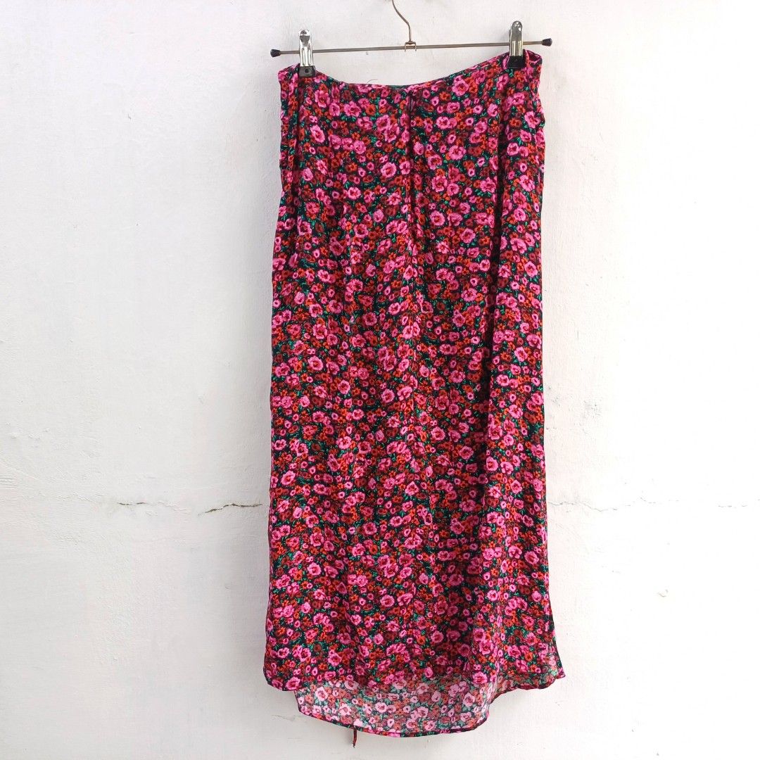 Dara Flower Print Skirt main image 1