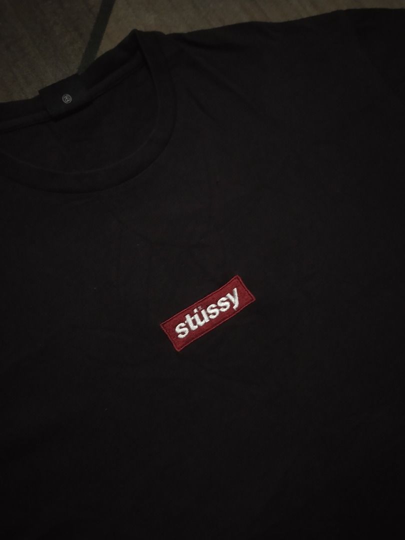 Stussy box logo tee on sale