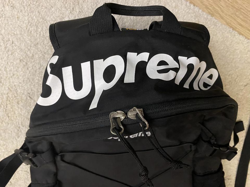 Supreme 210 Denier Cordura Backpack Black SS16