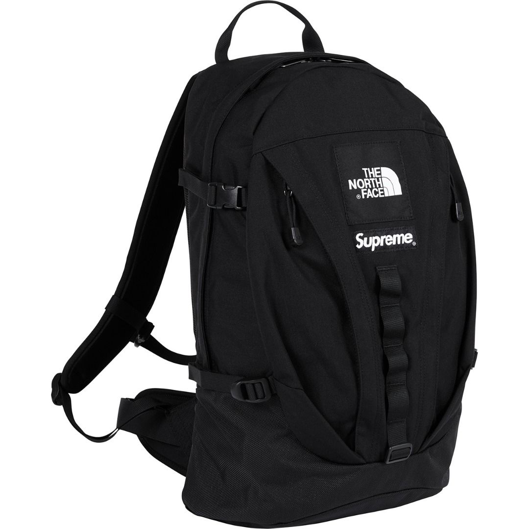 Pre-Owned Supreme X The North Face Backpack White Red Black FW18