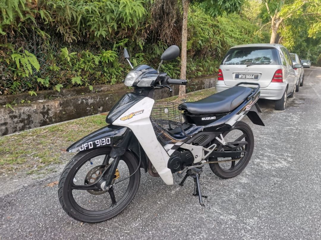 Suzuki RG Sport Leg Shield, Motorbikes on Carousell