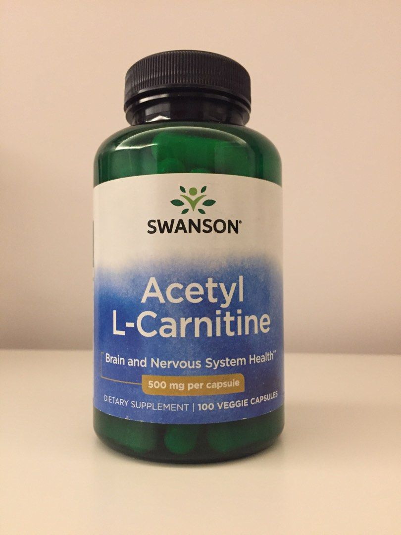 Swanson Acetyl-L-Carnitine 乙醯左旋肉鹼(乙醯肉鹼), 健康及營養食用品, 健康補充品, 健康補充品- 維他命及補充品-  Carousell