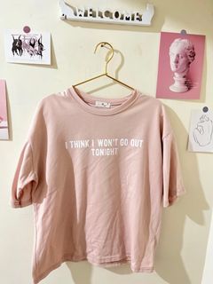 韓系✨粉色短袖T恤