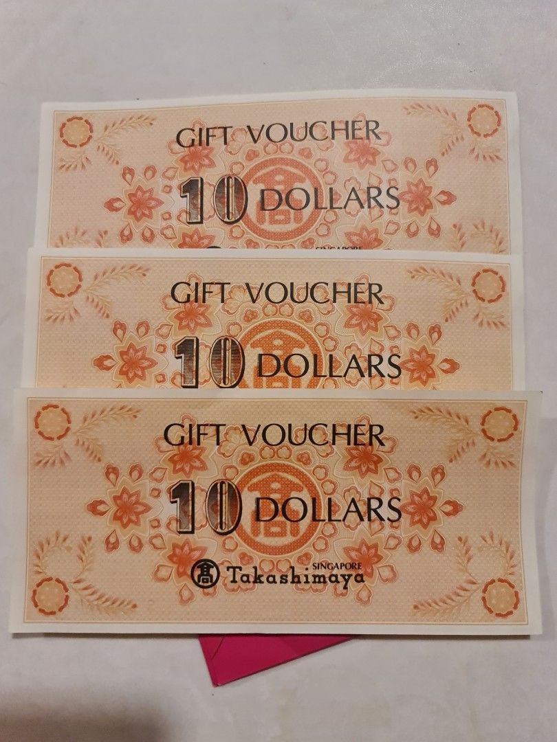 Takashimaya Vouchers, Tickets & Vouchers, Vouchers on Carousell