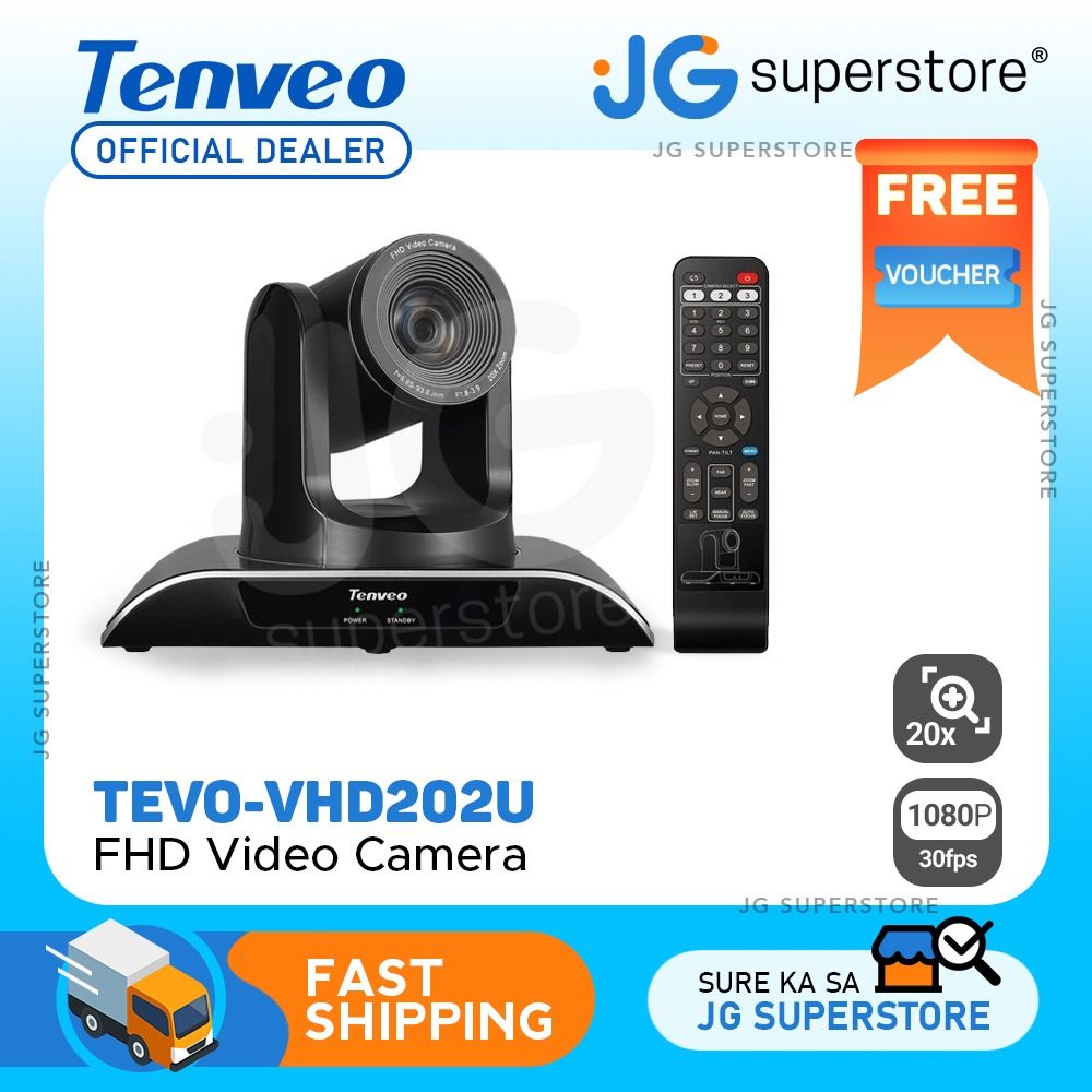 Tenveo TEVO-VHD202U FHD 1080P USB Video Conference PTZ Camera Plug