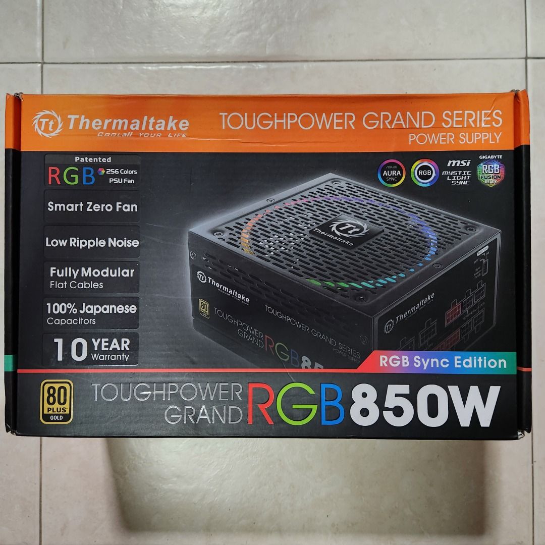 Thermaltake Toughpower Grand RGB 850W Gold (RGB Sync Edition ...