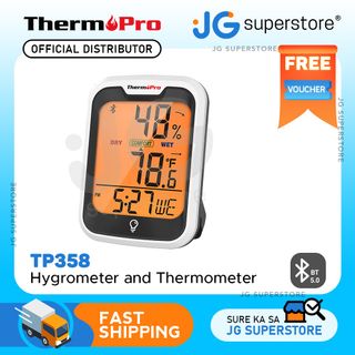 ThermoPro TP-49-B TP49B Mni Hygrometer Thermometer with Large