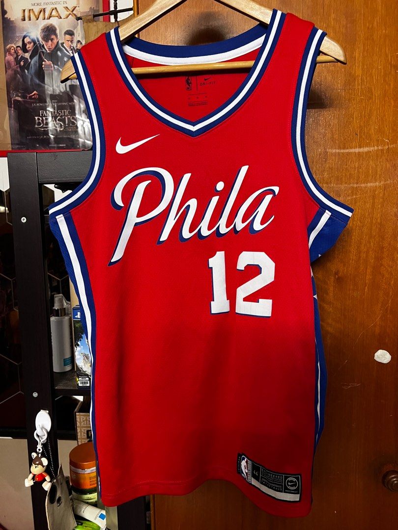 Men's Philadelphia 76ers Joel Embiid Nike Cream Swingman Jersey