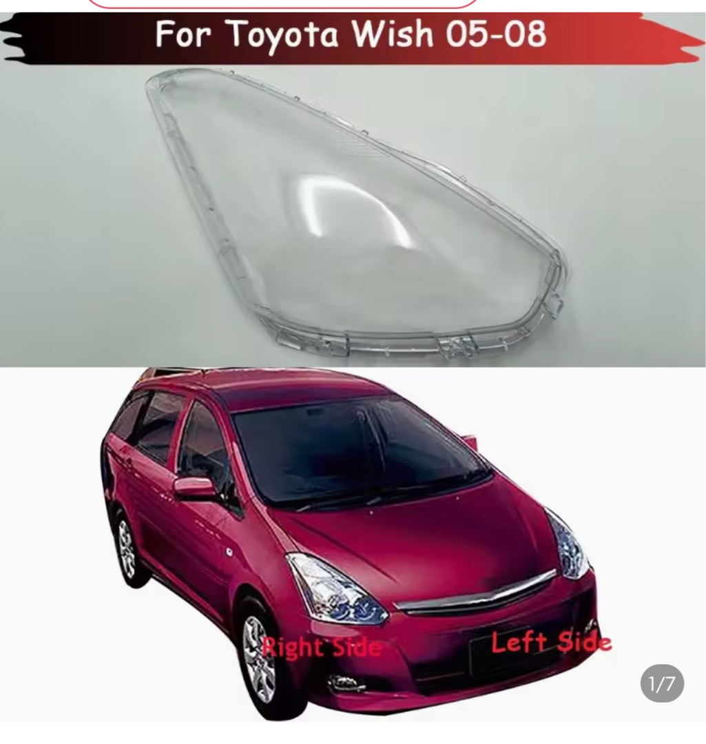 Toyota wish Zne10 headlight covers. Brand new set of cover, Car ...