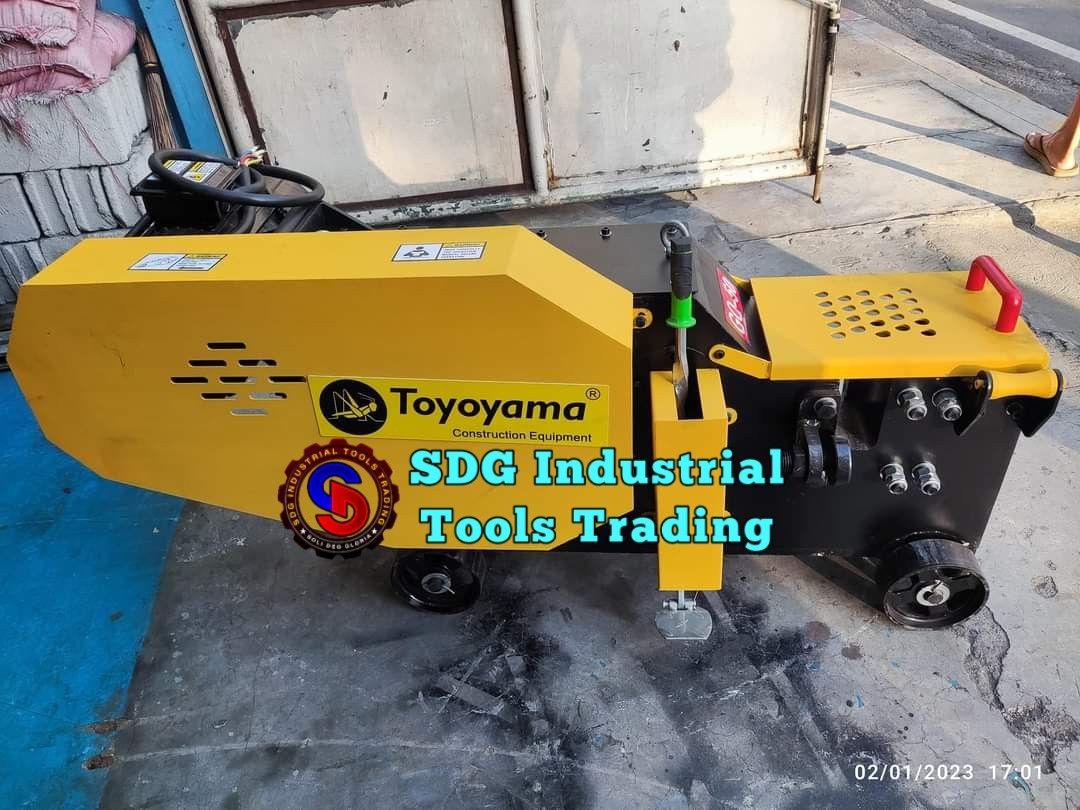 TOYOYAMA Industrial Steel Bar Cutter, Single Phase, 220V/60Hz, w/ 3