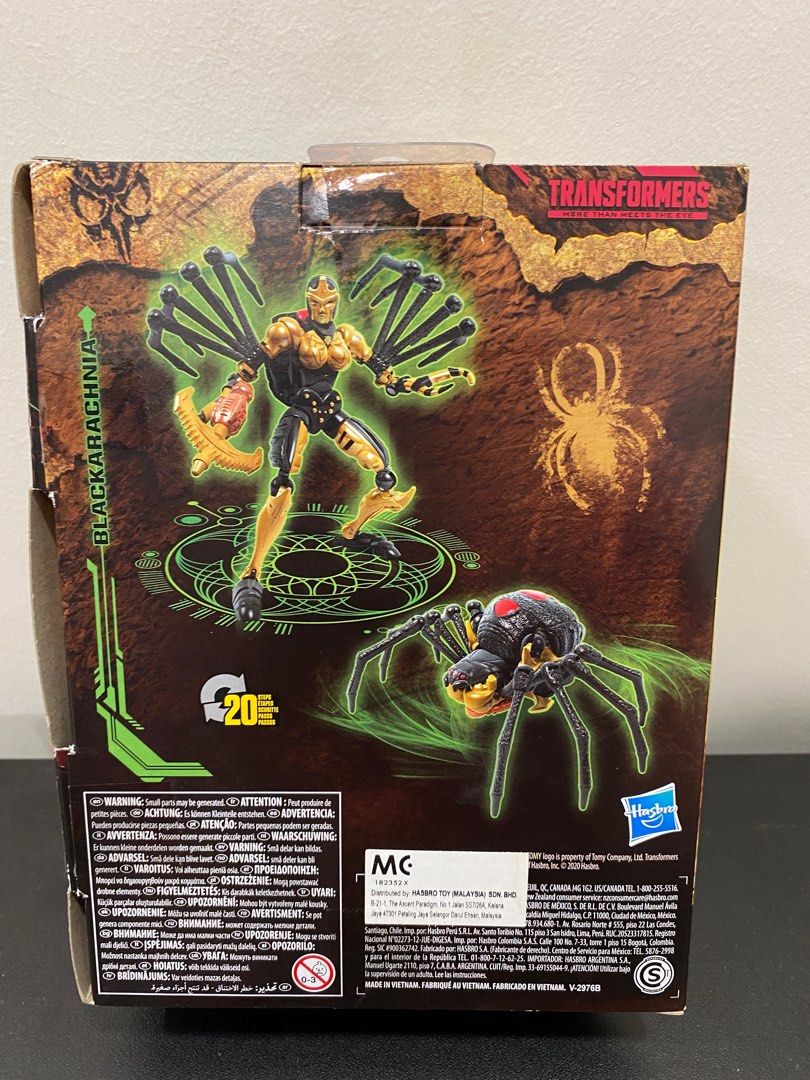 Transformers Kingdom Blackarachnia Deluxe Beast Wars BIB, Hobbies