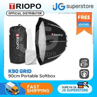 Triopo 90cm Photo Portable Bowens Mount Softbox w/ Honeycomb Grid K90 Octagon Umbrella Outdoor Soft Box for Godox | JG Superstore